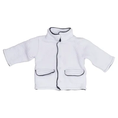Kofta (Vit, Blå) från Livly Baby Bomull, Nylon