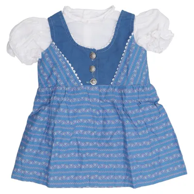 Dirndl (Blue, White) from Donatella Cotton