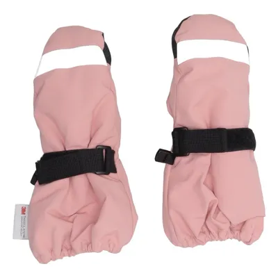 Mittens (Pink, Black) from H&M Polyester, Polyurethane