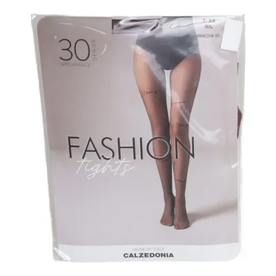 Nylon panty ("I love you" text, 3D) van Calzedonia Katoen, Elastaan, Polyamide