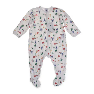 Barboteuse (Blanc, Multicolore) de Petit Bateau Coton