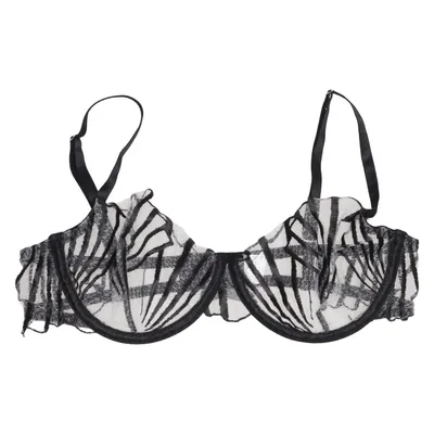Bra (Black, White) Elastane, Polyester