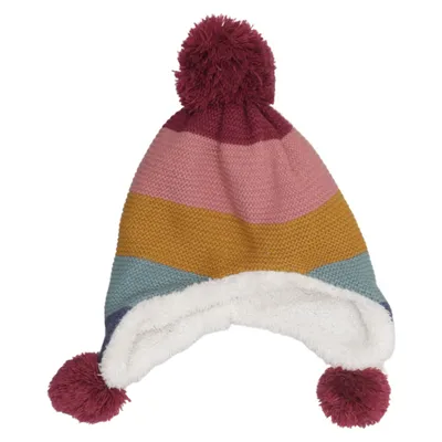 Bonnet à pompon (Rose, Jaune, Bleu, Multicolore) de Pusblu Acrylique, Polyester