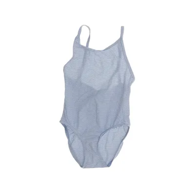 Maillot de bain une pièce (Bleu, Blanc) de Petit Bateau Élasthane, Polyamide