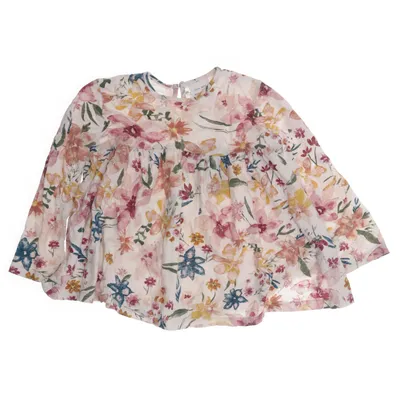 Jurk (Beige, Meerkleurig) van Zara Baby Katoen