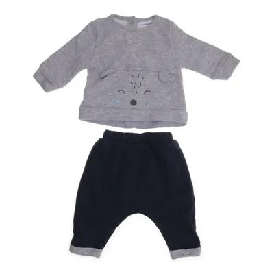 Set (Grijs, Blauw) van Vertbaudet Katoen, Polyester