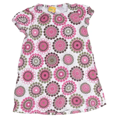 Kjole (Hvid, Pink, Brun) fra Me&i Bomuld, Elastan