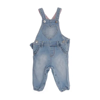 Hängselbyxor (Blå) från H&M Baby Viskos, Polyester, Elastan, Bomull