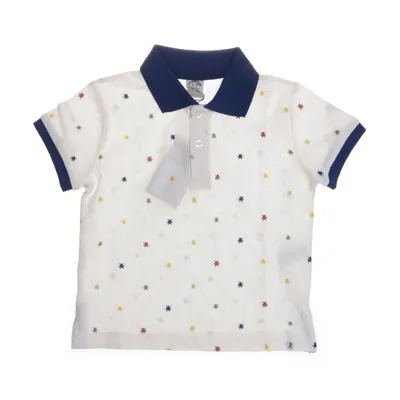 Pikétröja (Vit, Blå, Flerfärgad) från Charanga Bomull