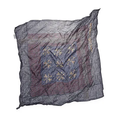 Neckerchief (Blue, Multicolored) from Jacob Cohen Cotton, Silk