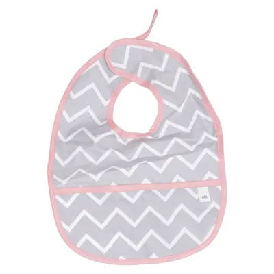 Bavoir (Gris, Blanc, Rose)