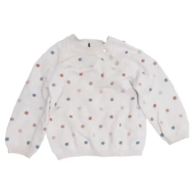 Sweater (Hvid, Flerfarvet) fra H&M Baby Bomuld