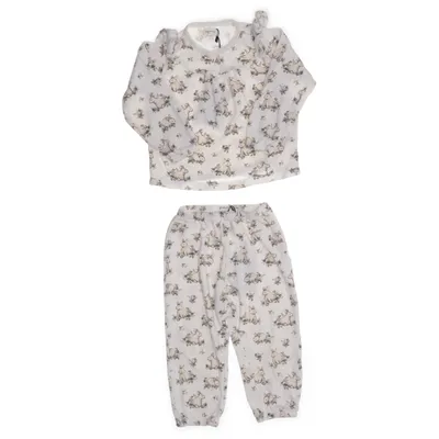 Pyjama (Wit, Meerkleurig) van Newbie by KappAhl Organisch katoen