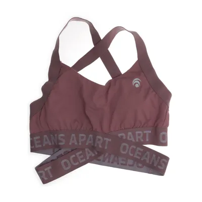 Sport-bh (Beige) van Oceans Apart Elastaan, Polyamide