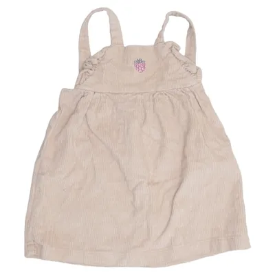 Dungaree dress (Beige) from So Cute Cotton