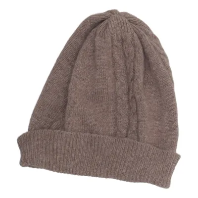 Bonnet (Beige) de By Ingrid Cachemire