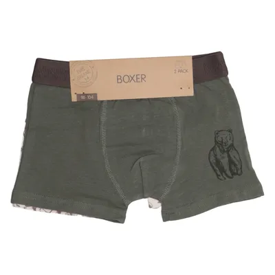 Kalsonger (Grön, Flerfärgad) från Boxer Bomull, Elastan
