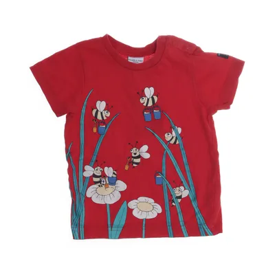 T-shirt (Rød, Flerfarvet) fra Polarn O. Pyret Økologisk bomuld