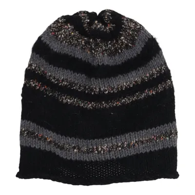Hat (Black, Gray, Multicolored) from Dagmar Merino wool, Mohair, Polyamide, Polyester, Silk