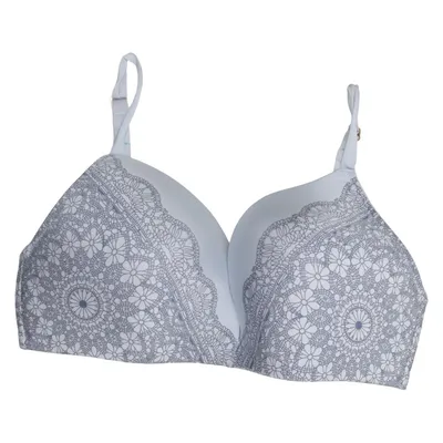 Bra (Blue) from Palmers Elastane, Polyamide, Polyester, Polyurethane