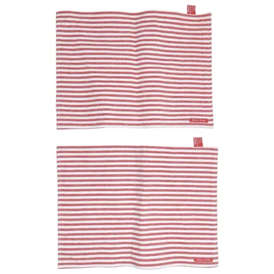 Set de table (Rouge, Blanc) de Bruka Design