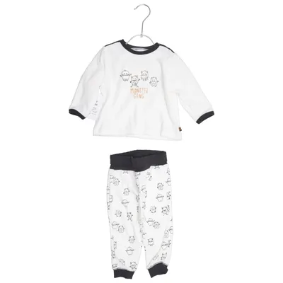 Pyjamas (Vit, Svart) från Sanetta Bomull, Polyester