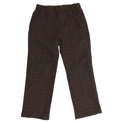 Pants (Brown) from Gymp Elastane, Polyester, Viscose