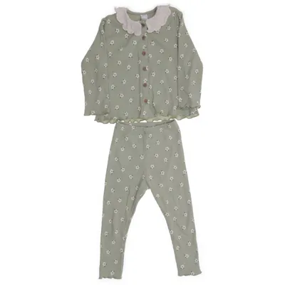 Set (Green, Multicolored) from LCW Baby Cotton, Elastane