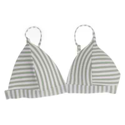 Bikiniöverdel (Grön, Vit) från H&M Elastan, Polyamid, Polyester
