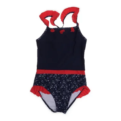 Maillot de bain une pièce (Bleu, Rouge, Blanc)