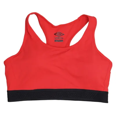 Sports bra (Red, Black) from Umbro Elastane, Polyamide