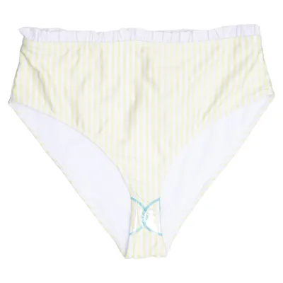 Bikiniunderdel (Gul, Vit) från Peek & Beau Elastan, Polyamid, Polyester
