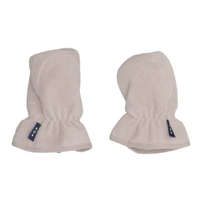 Mittens (Beige) from Polarn O. Pyret Recycled polyester