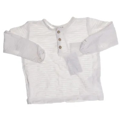 Henley shirt (Wit) van Newbie by KappAhl Katoen