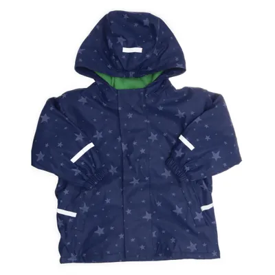 Rain jacket (Blue) from Pocopiano Polyester, Polyurethane