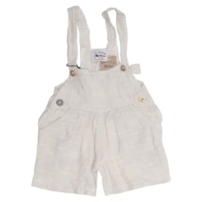 Overalls shorts (Beige) fra La Bottega di Brunella Bomuld, Linned