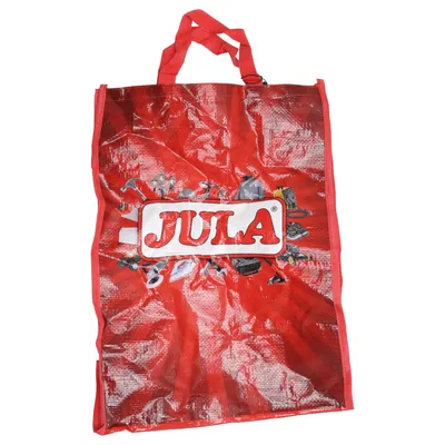 Canvas bag (Red, Multicolored) from Jula