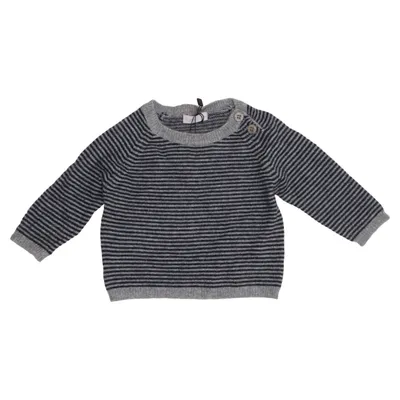 Sweater (Gray, Blue) from Il Gufo Cashmere
