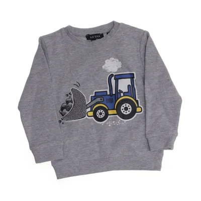 Collegetröja (Grå) från Blue Seven Bomull, Viskos