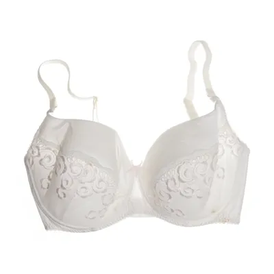 Soutien-gorge (Blanc) de Gorteks Coton, Élasthane, Polyamide, Polyester