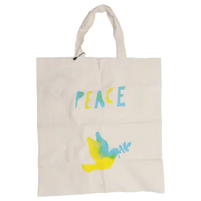 Stofpose (Beige, Flerfarvet) fra Peace Bomuld