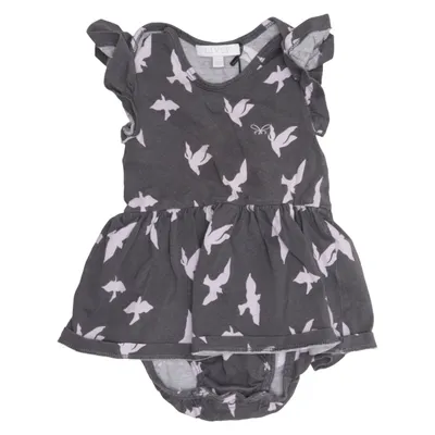 Romper (Grijs, Roze) van Livly Katoen, Elastaan