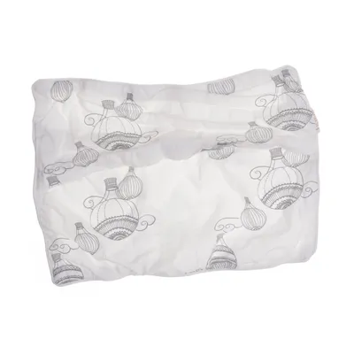 Örngott (Vit, Grå) från Filibabba Ekologisk bomull