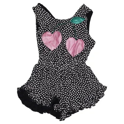 Buksedragt (Sort, Hvid, Pink) fra Wauw Capow Elastan, Polyester, Viscose