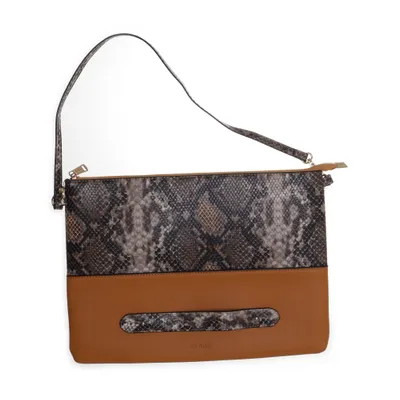 Shoulder-bag (Brown, Multicolored) from Don Donna