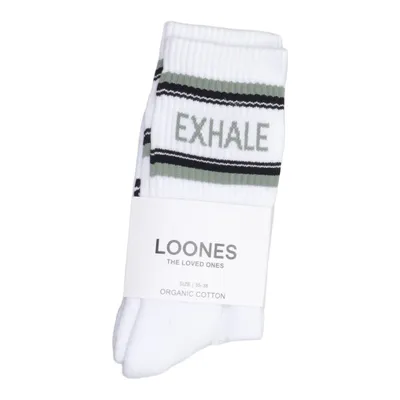 Sokken (Inhale Exhale) van Loones Organisch katoen