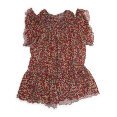 Dress (Red, Yellow, Blue) from Konges Sløjd Organic cotton, Recycled polyester