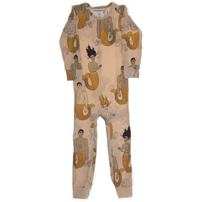 Onesie (Geel, Meerkleurig) van Mini Rodini Organisch katoen, Elastaan
