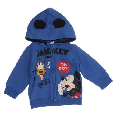 Hoodie (Blue) from Disney Baby Cotton, Polyester