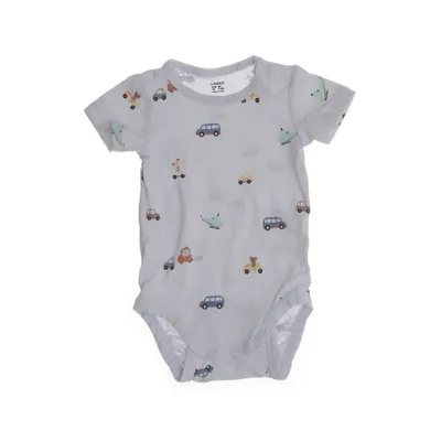 Body (Blå, Flerfärgad) från Lindex Bomull, Elastan